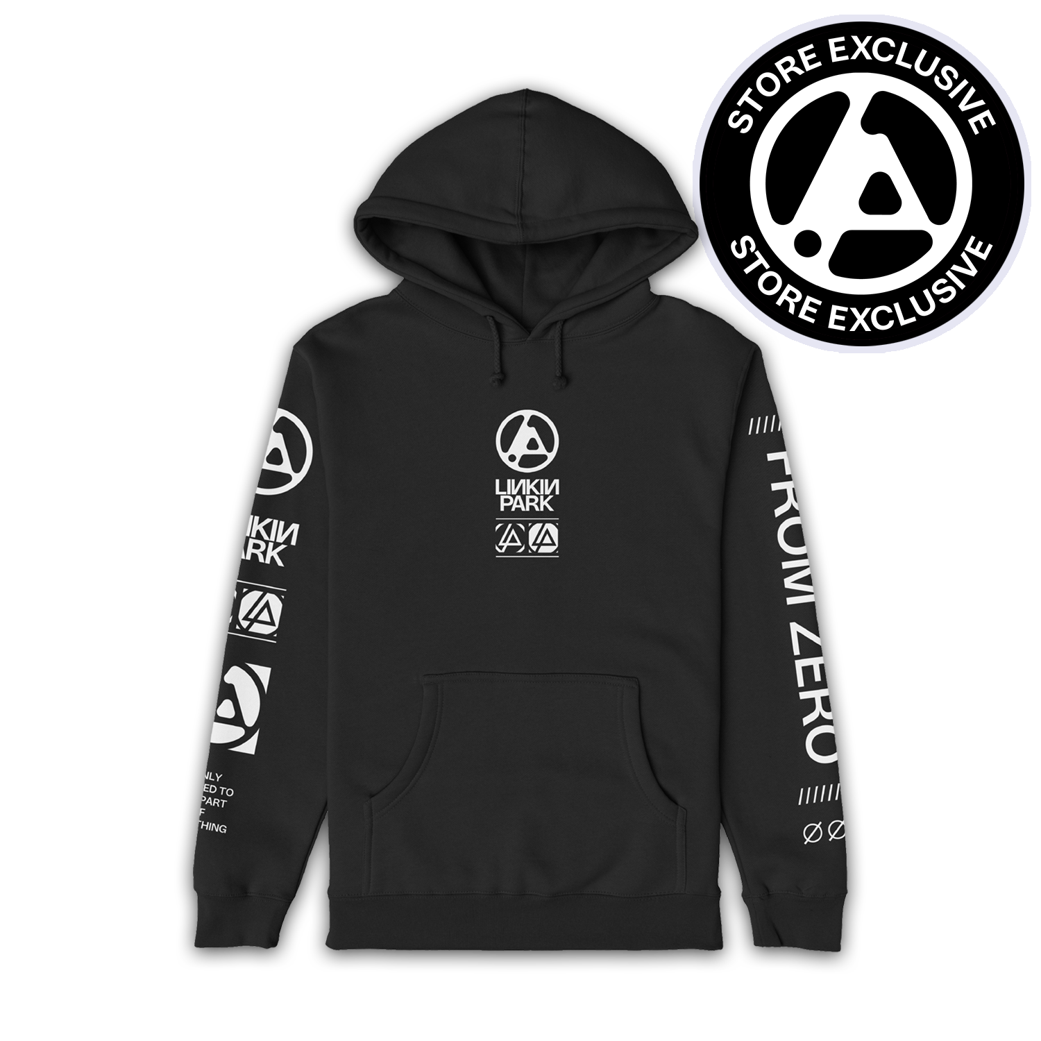 From Zero Black Pullover Hoodie