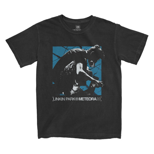 METEORA SPRAY BOX WASHED BLACK T-SHIRT