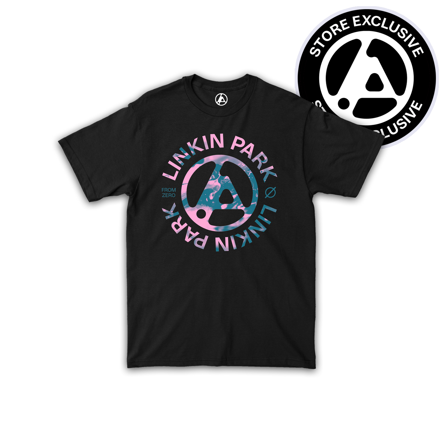 From Zero Spill Black Tee