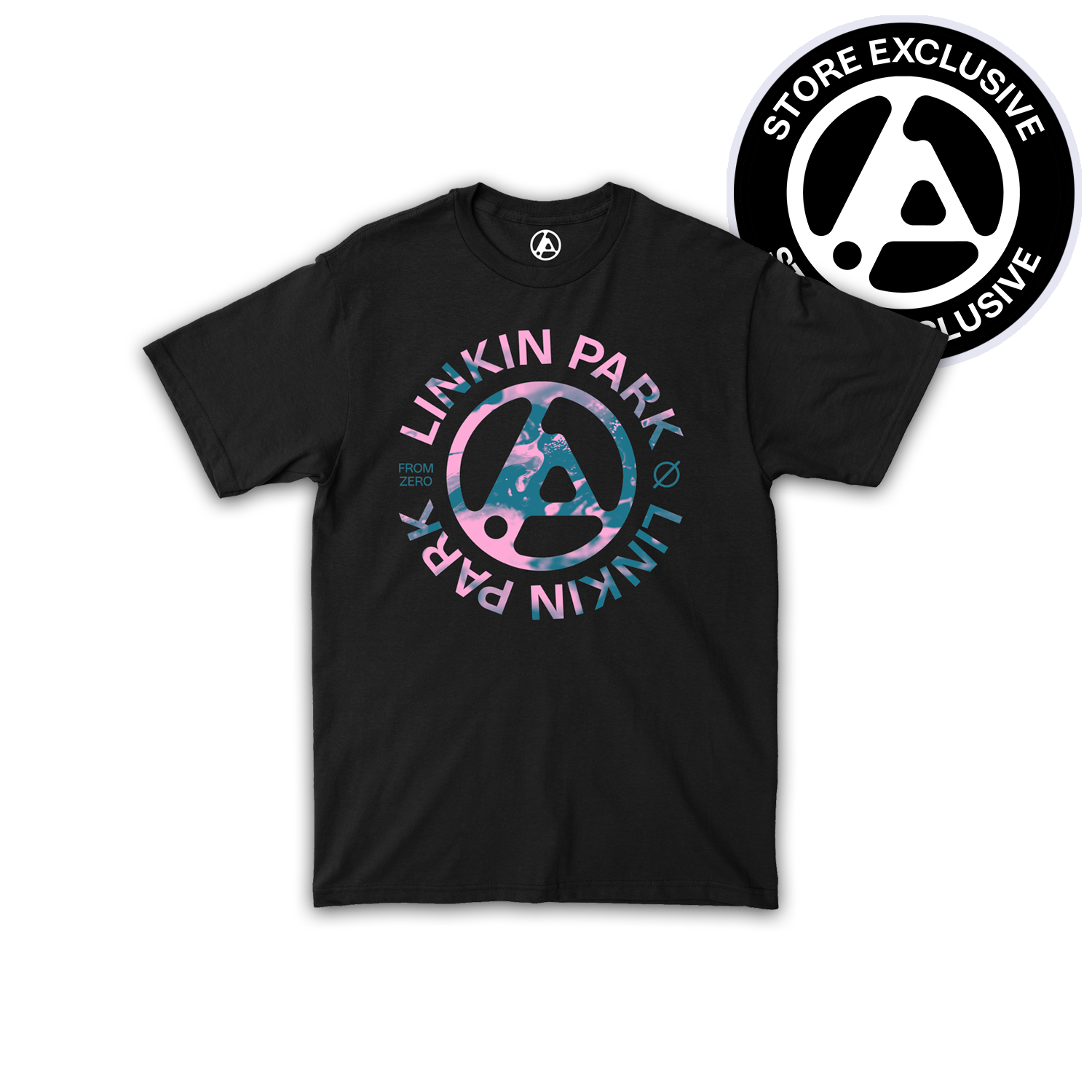 From Zero Spill Black Tee